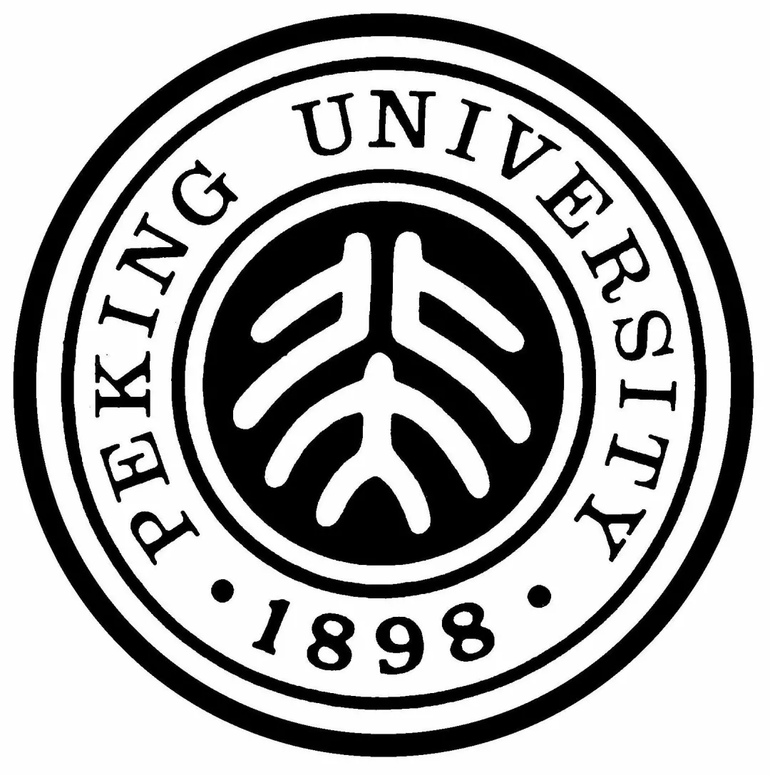 中國人民大學logo由三個並列的篆書