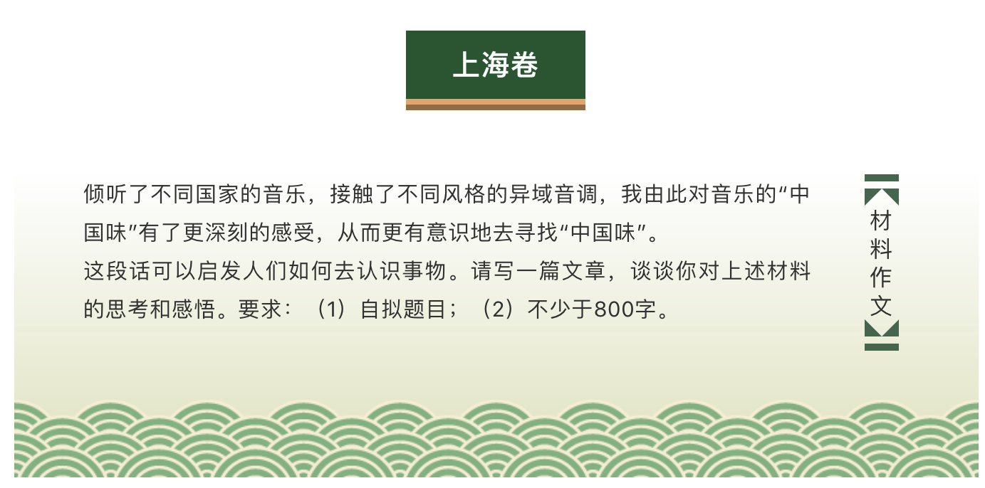 近5年高考作文题目大全！你印象最深刻的是哪篇？