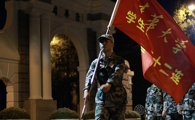 清华大学新生军训拉练集锦