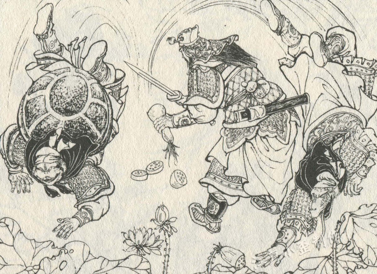 《北游记》探秘:龟蛇二将与真武大帝的恩怨情仇