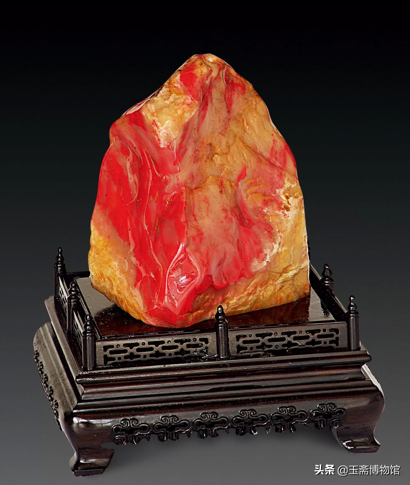 红如牛血,色若宝石,文人之爱,史上拍卖价格最高的30大鸡血石