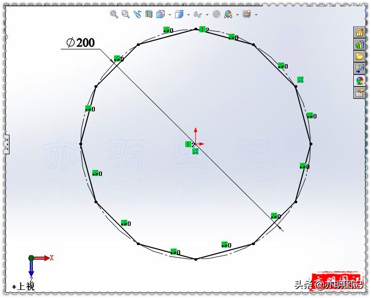 亦明图记：SolidWorks绘制水果篮，用通过参考点的曲线做扫描路径