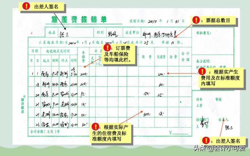 划重点：报销单这样填写，报销凭证票据这样粘贴，一点错都不会有