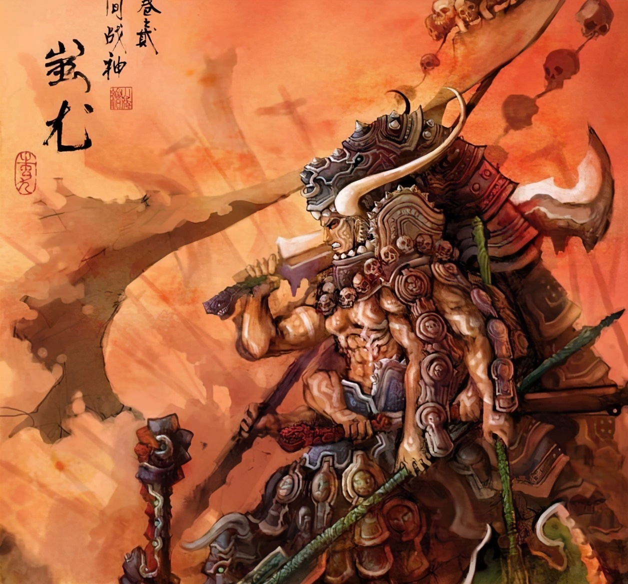 神话传说中，上古十大法宝，第四开天斧、第六招妖幡，第十生死簿