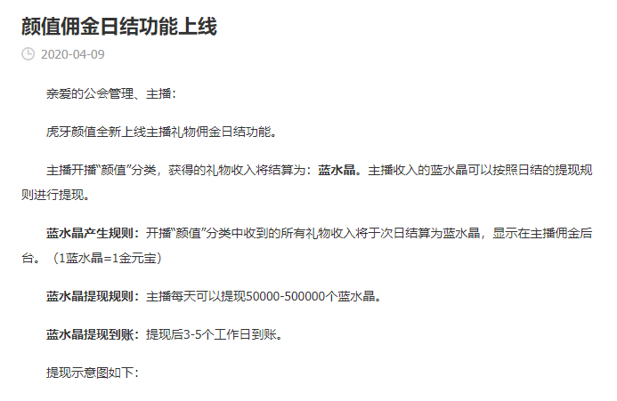 虎牙即将开启主播互刷时代？佣金日结上线！