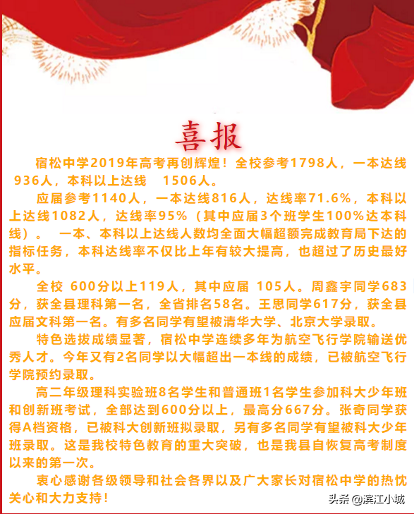 来了来了！第三拨安庆高考喜报