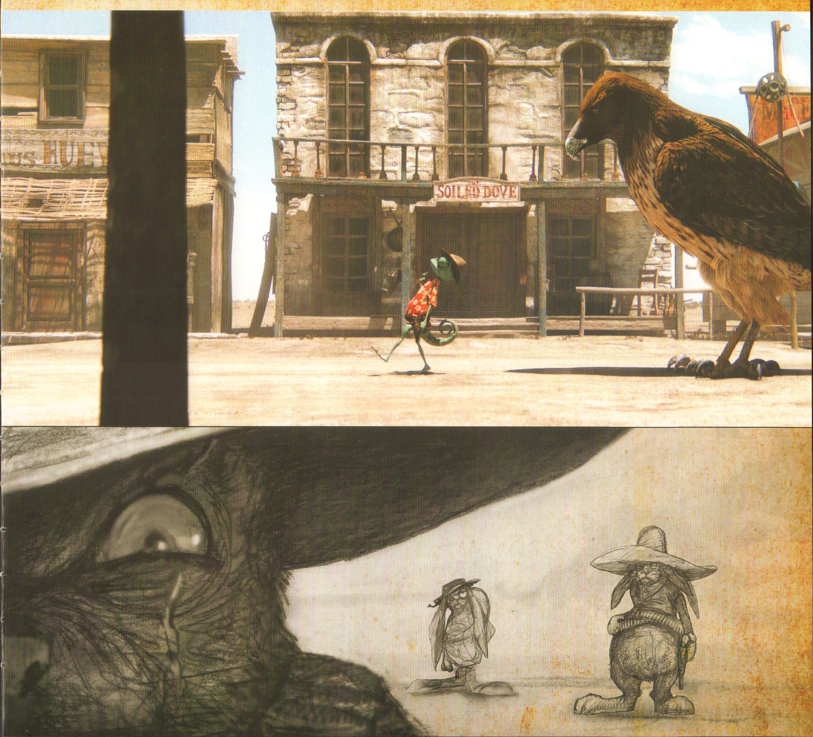 《兰戈》的制作与角色设计，当年画面最好的动画之一的图片 -第7张