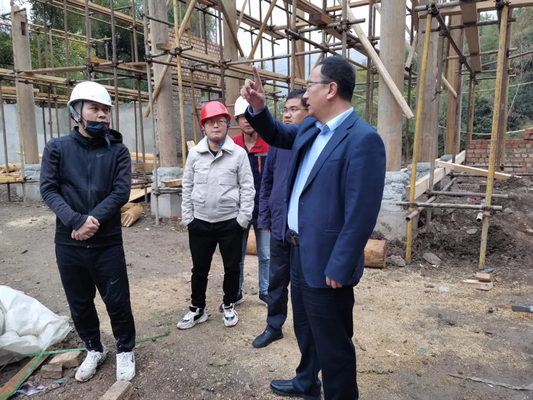 宋国全检查指导冶力关镇庙沟村基础设施建设及面山绿化工作