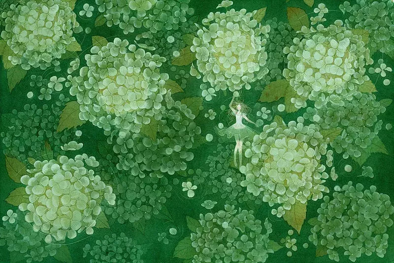 镜花水月，插画师用一支水彩笔画出一个梦想王国！