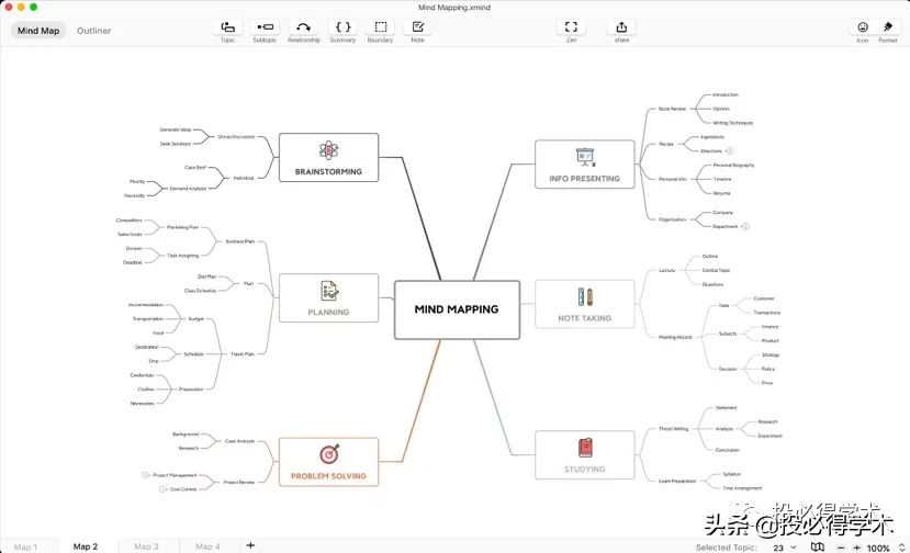 11款思维导图工具，记忆、学习、思考的思维地图，总有你中意的！