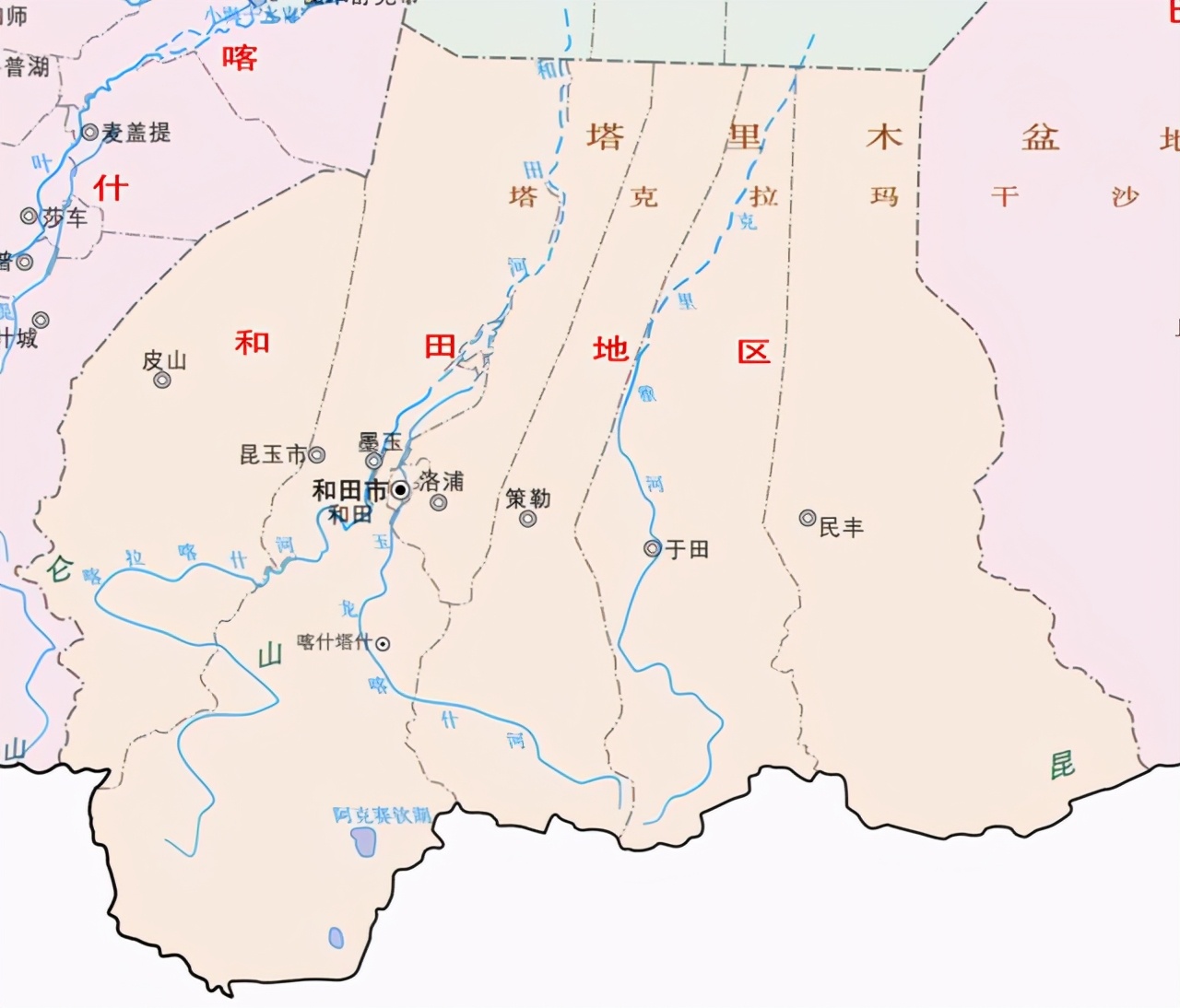 最新和田市区地图图片