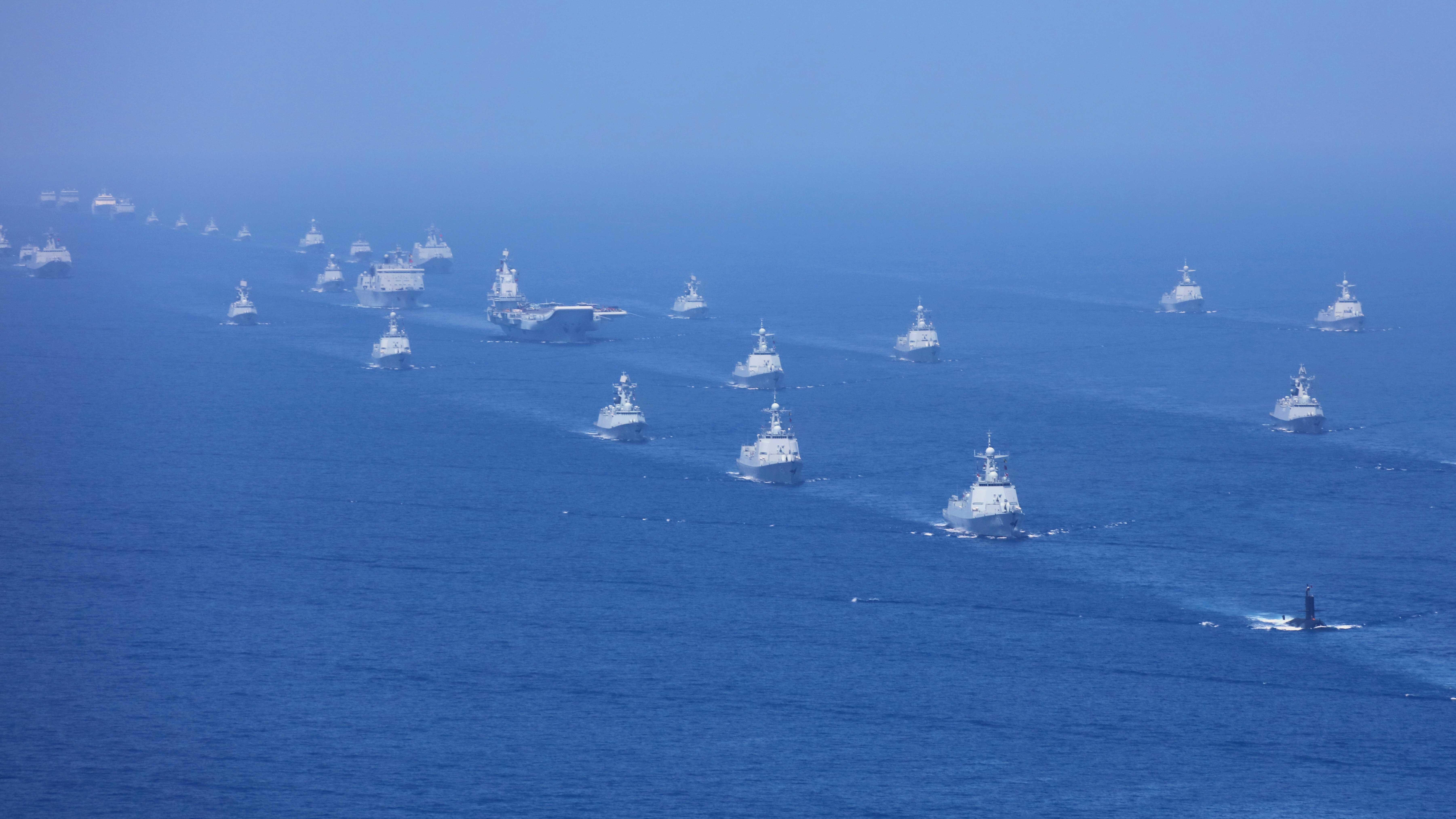美国预测40年代中国拥有6艘航母 72艘潜艇 220艘驱护舰