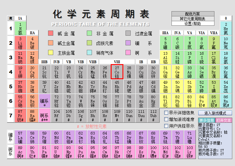 钪钛钒铬锰铁钴镍铜锌怎么读（初中化学常用常考元素符号）