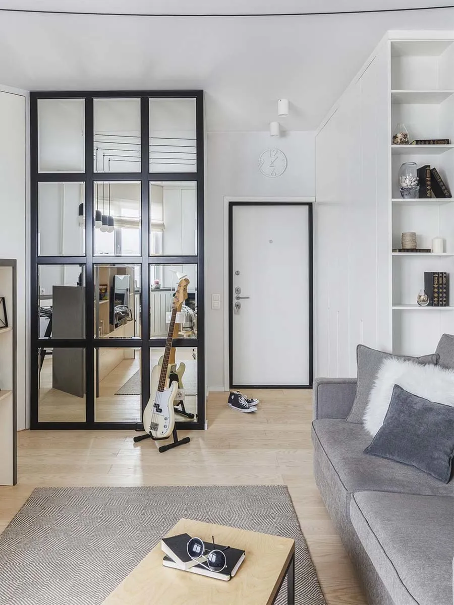 30㎡不到的小户型，老外设计也是可圈可点！收纳、家居功能太好