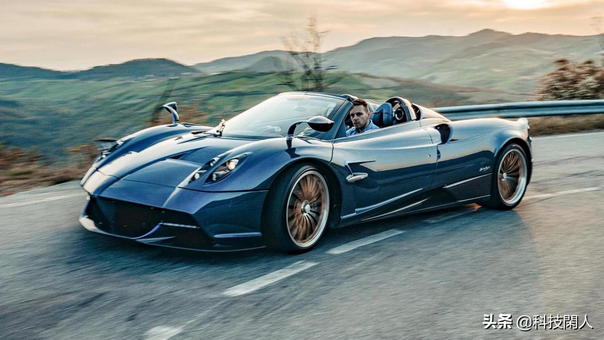 帕加尼 Huayra 风神：地球上最快的敞篷车之一