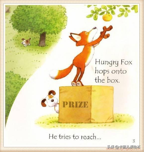 英文有声绘本故事《Fox on a box》箱子上的小狐狸