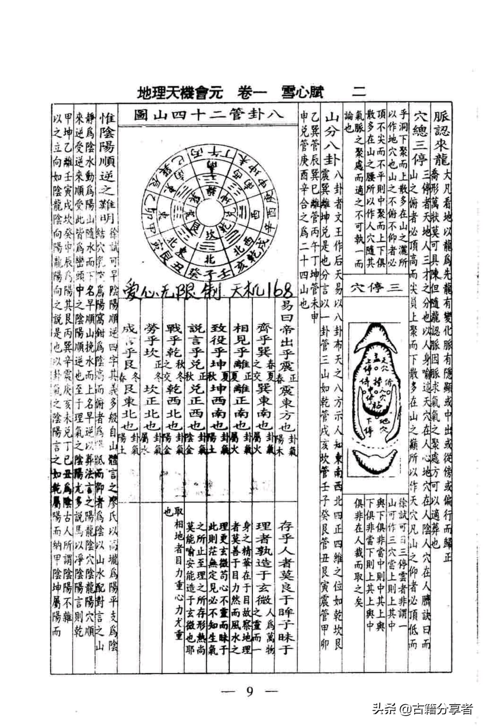 风水地理书（地理天机会元）雪心赋