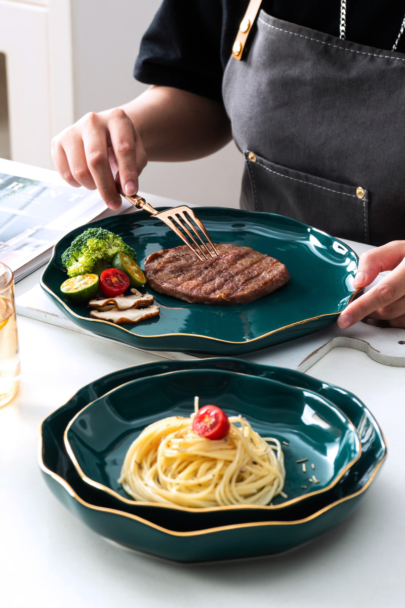 欧式西餐盘,美好时光与你共享晚餐