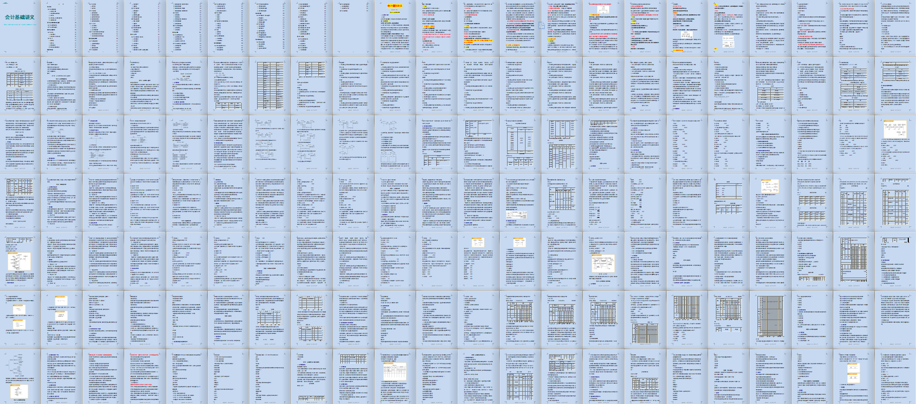 会计基础讲义216页完整版，助你轻松胜任会计工作，亲测实用