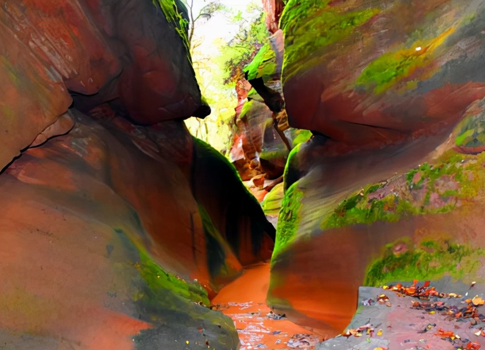 陕西旅游：甘泉雨岔大峡谷及周边行（图）