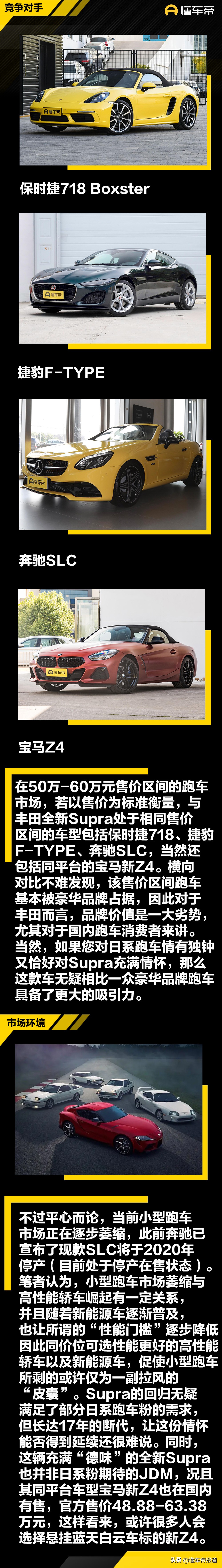 新车｜售49.6万起，丰田Supra上市，“牛魔王”回归