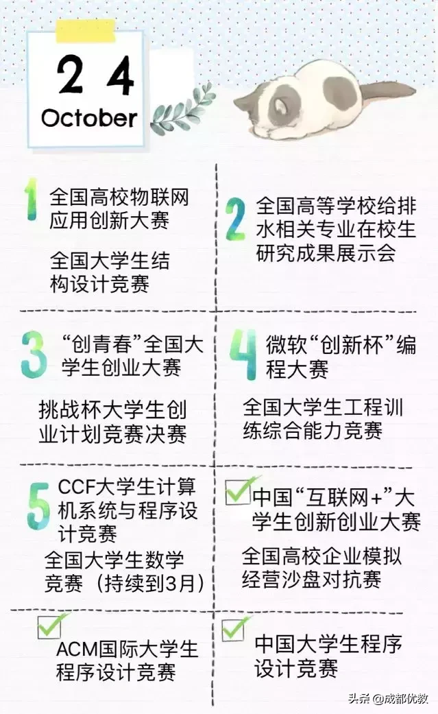 准大学生，励志保研必看的学科竞赛汇总！九月有6个，你准备了吗