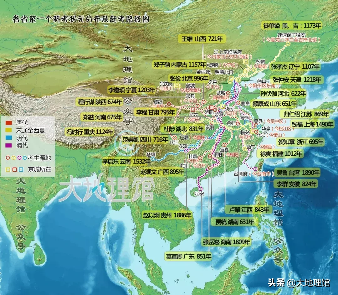 这28位各省首位科举状元，浓缩了一部科举历史