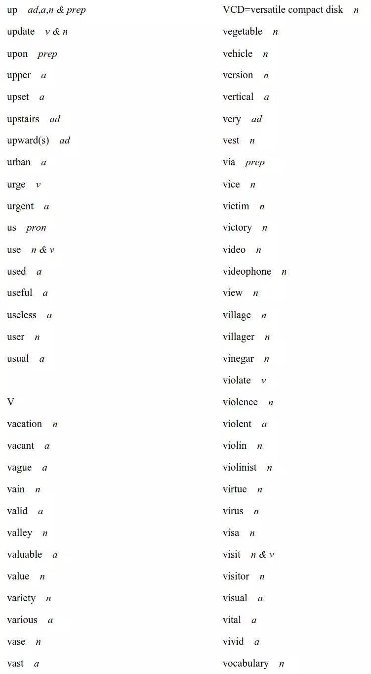 2020高考英语考试大纲正式发布！内附最新词汇表