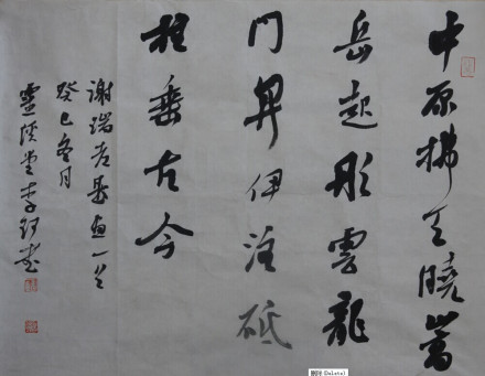 周口市书法家协会主席——李珂