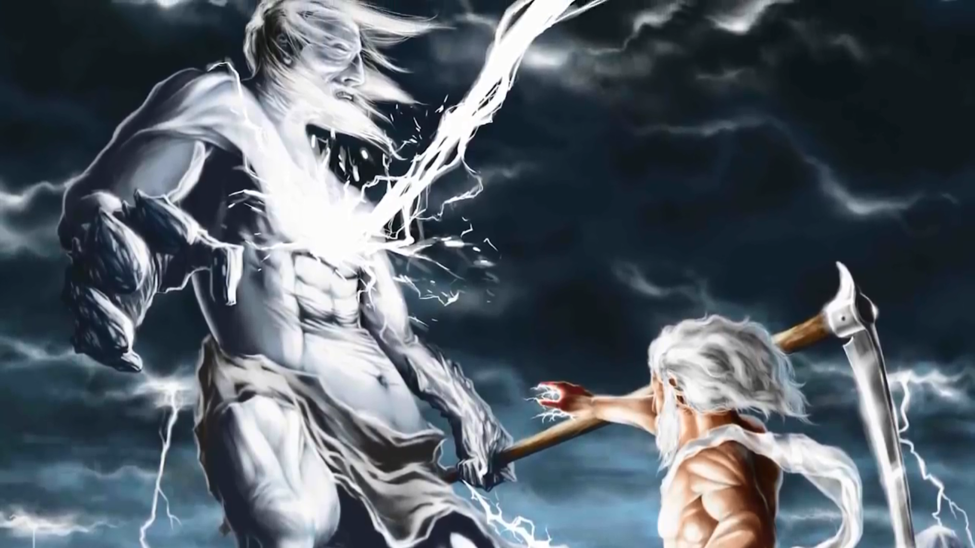 老祖母盖亚把孙子抚养成人,等到宙斯足够强大,就去找他父亲神王二代