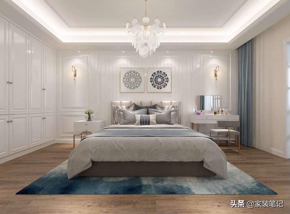 看了这套简约美式风格后，我发现简单才是最耐看的，值得装修学习