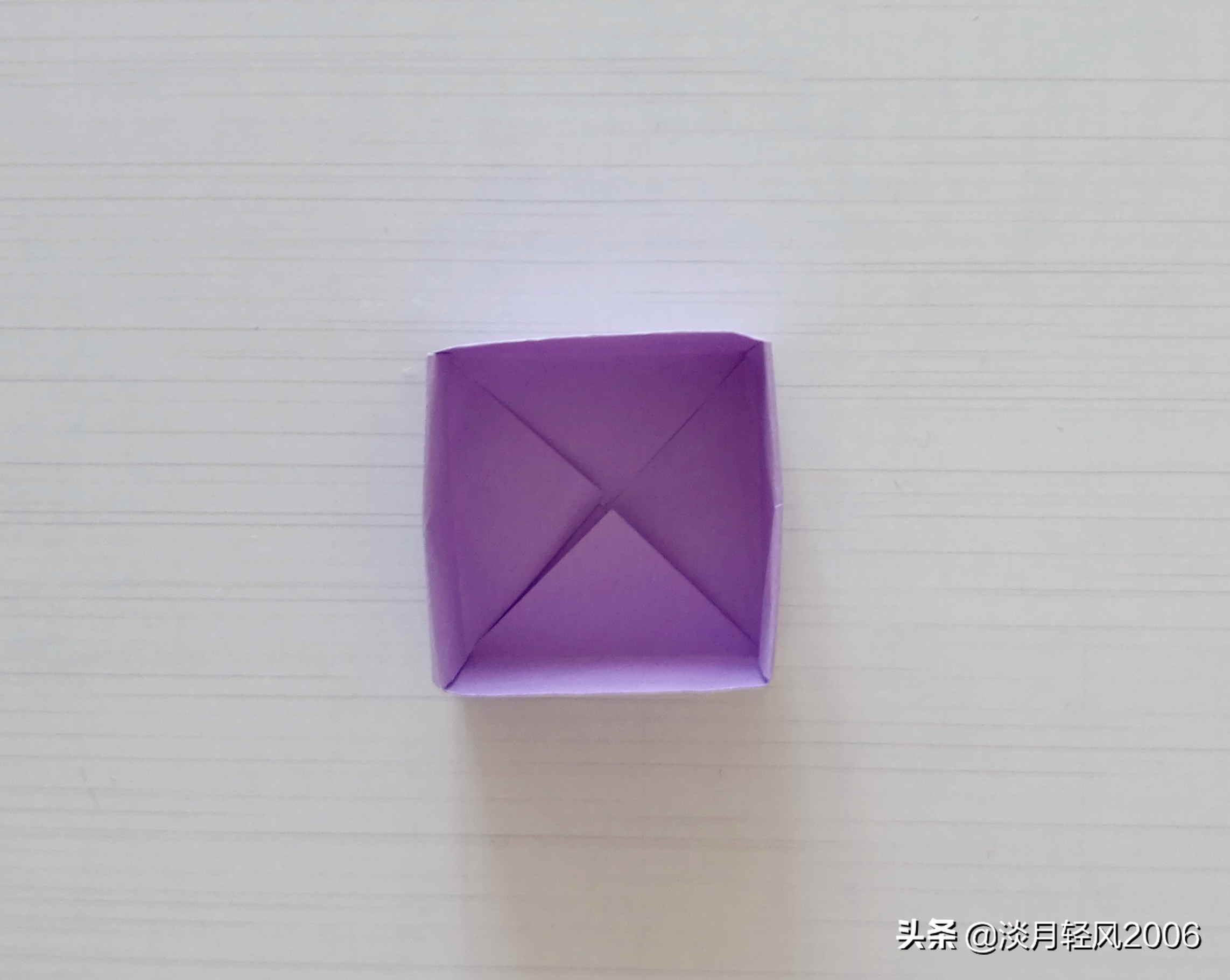 手工折纸小盒子简单图片