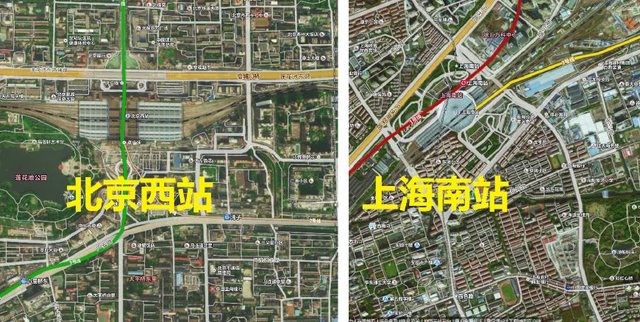 北京上海pk三大火车站,布局很相似,一大两小