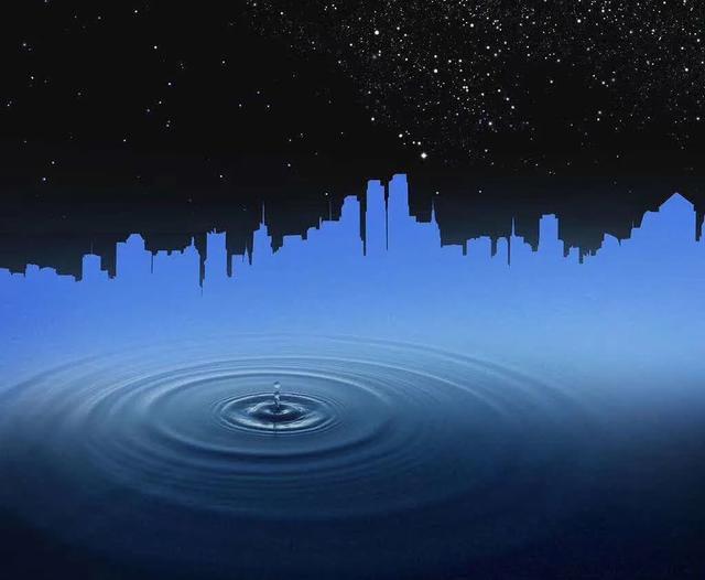 雨中,一湖的水泛起幸福的涟漪!