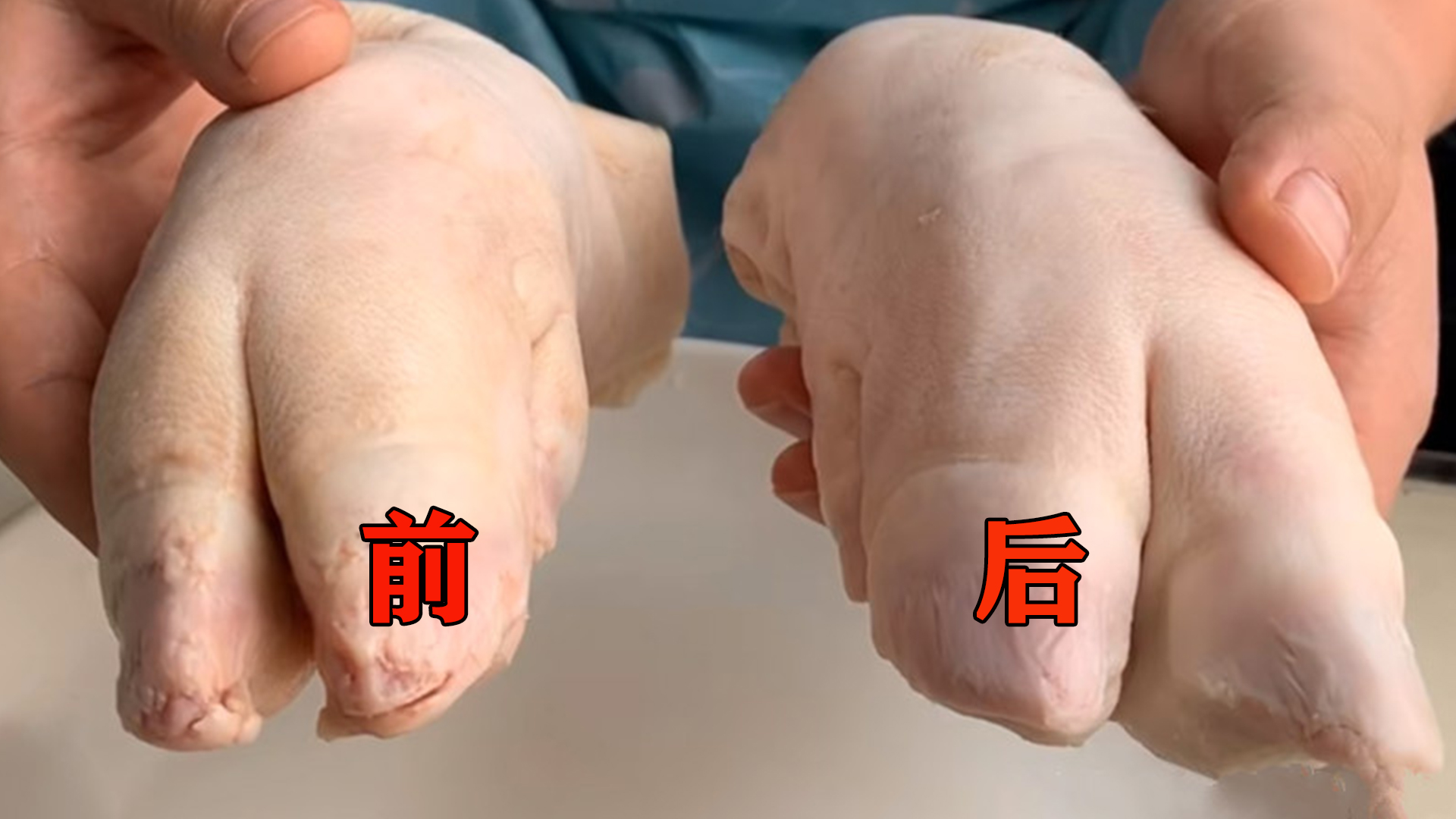 买猪蹄,你能分清"前蹄"和"后蹄"吗?记住4个特征,差别很大