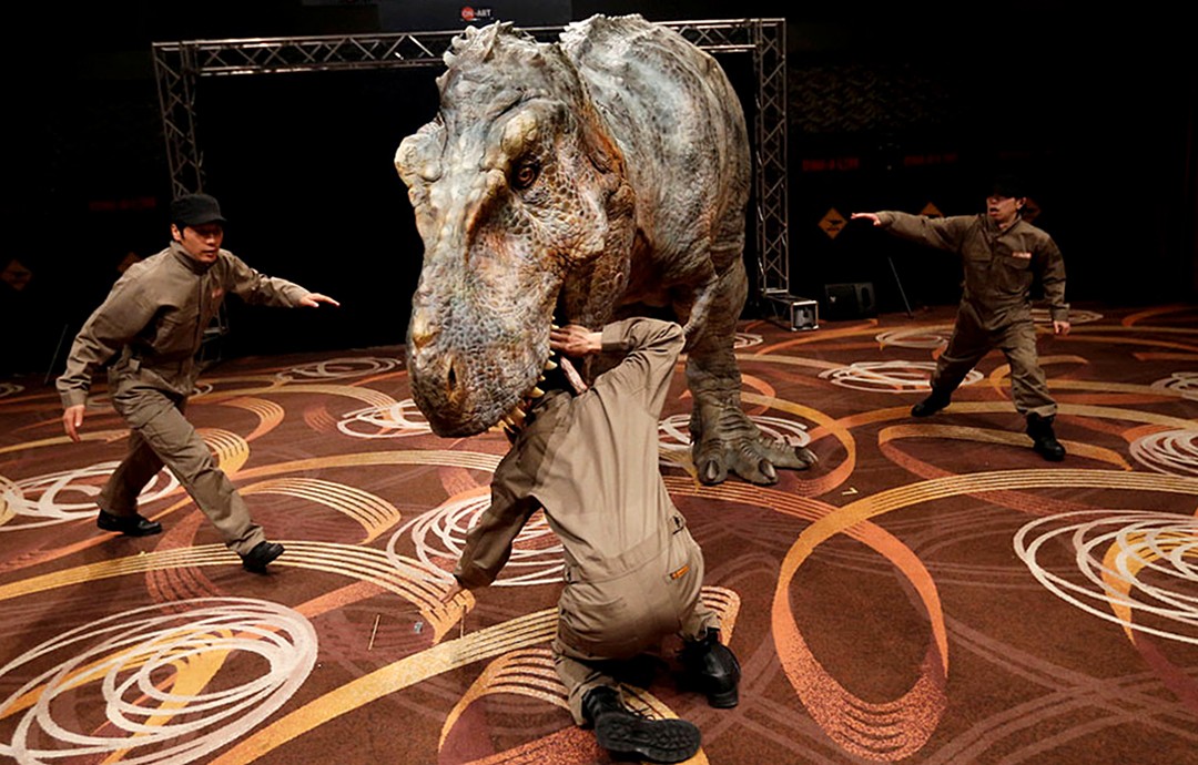 重返（描写恐龙外貌的句子）