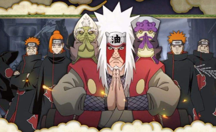 自来也可以说是火影里第一个见到佩恩真实面目,并且成功带走佩恩情报