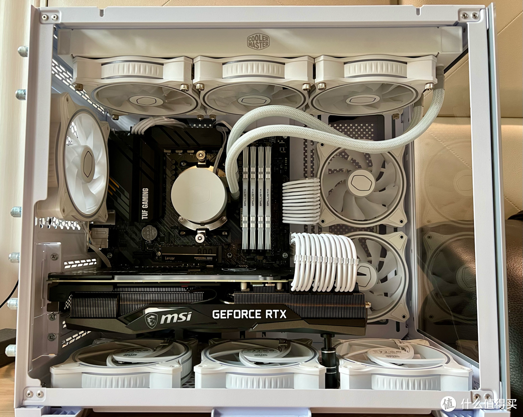 锐龙5800x+华硕b550m装机分享：光污染环境颜值爆表