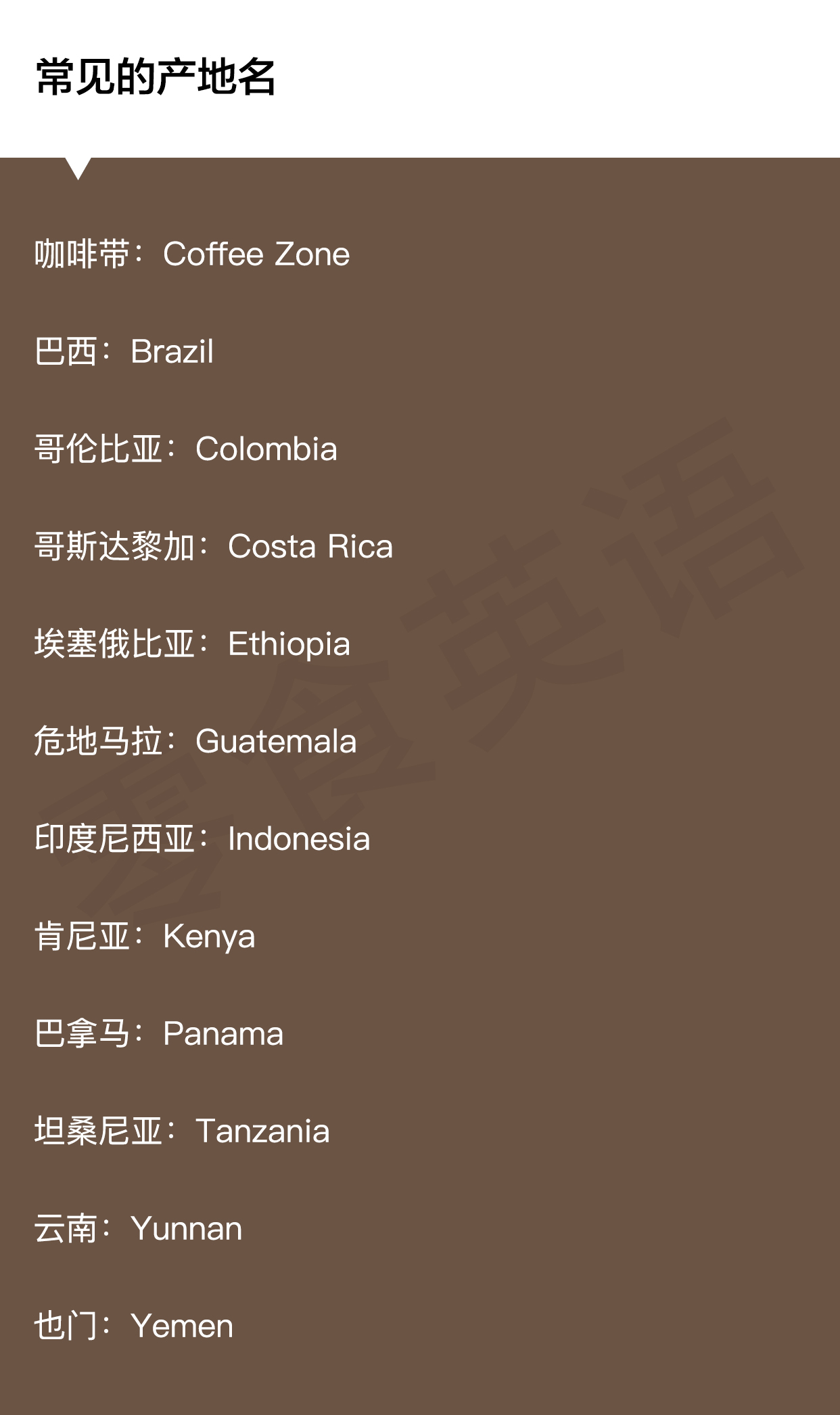 实用！超全咖啡专业术语中英文对照表