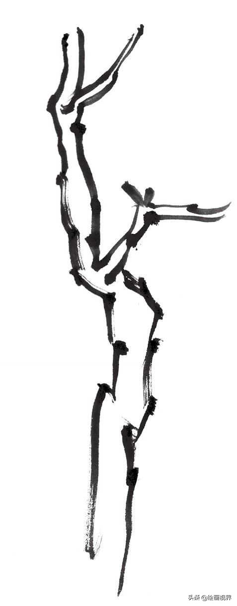 画国画树不会画？教你常见树的画法，简单易学，收藏起来临摹学习