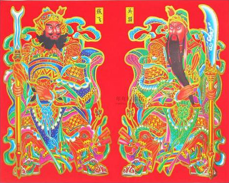 门神是哪两位民间五对门神