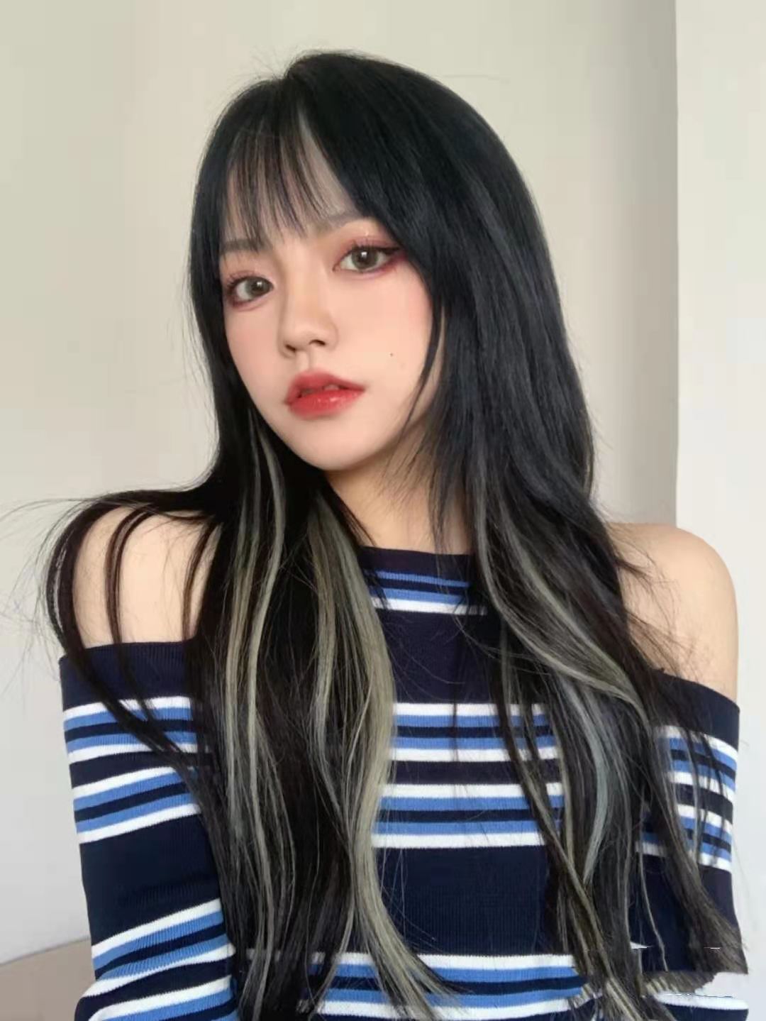 雾蓝色头发图片 男生雾霾蓝灰色头发图片 - 汽车时代网