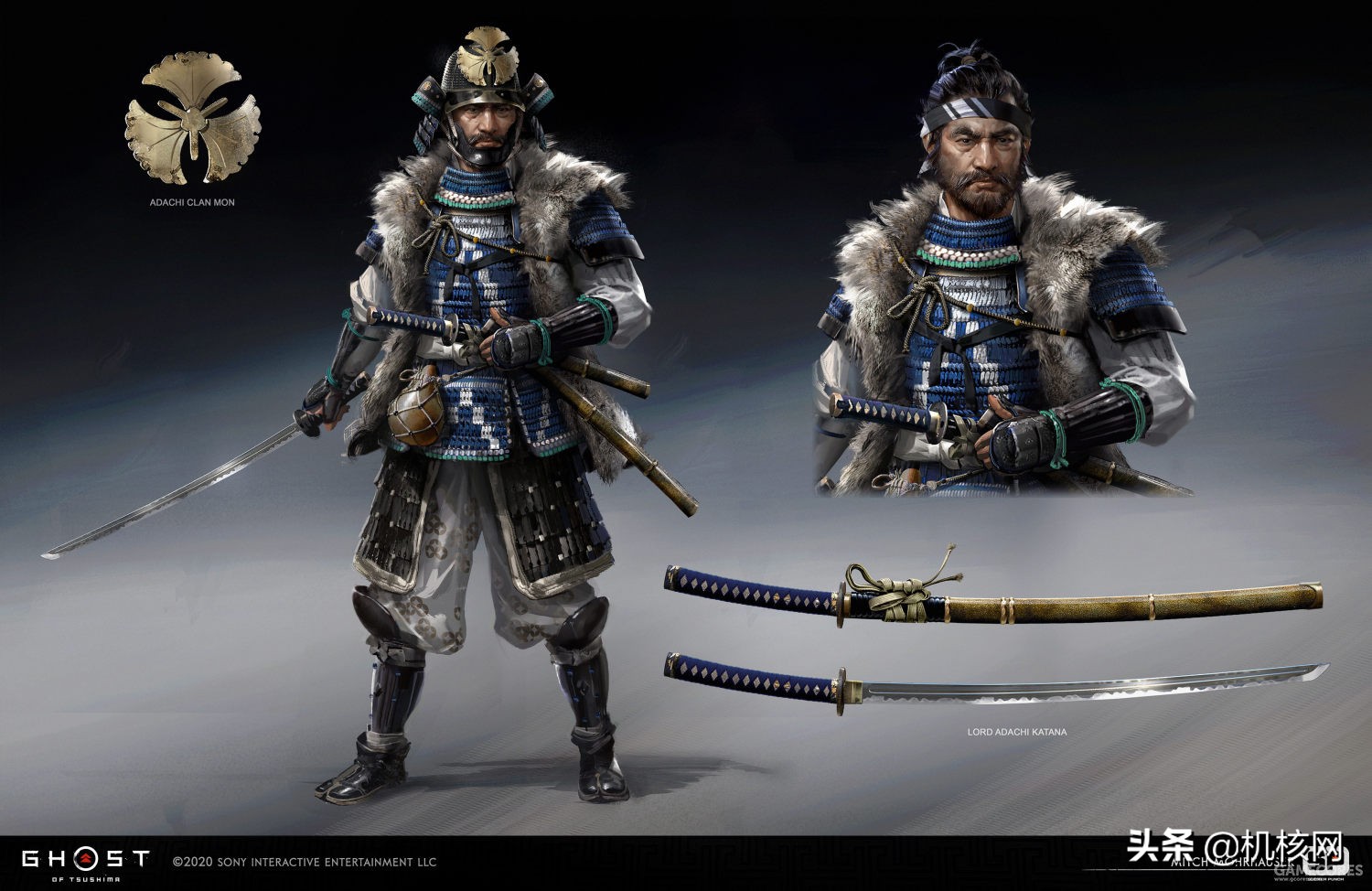 战鬼之舞,匠心之魂:《对马岛之魂》概念原画赏