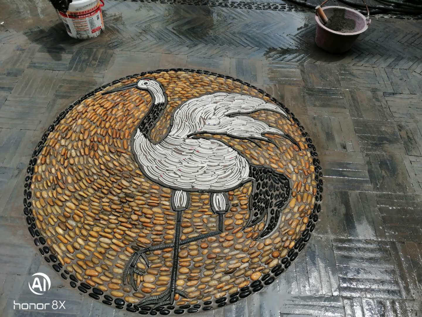 石子路怎么铺不会掉地面铺石头路的方法步骤