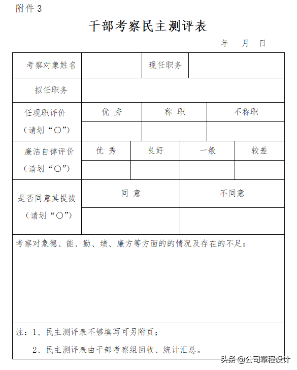 公司（企业）干部、人才选拔任用管理制度
