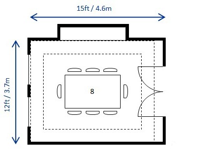 餐厅常用尺寸(图片分类)