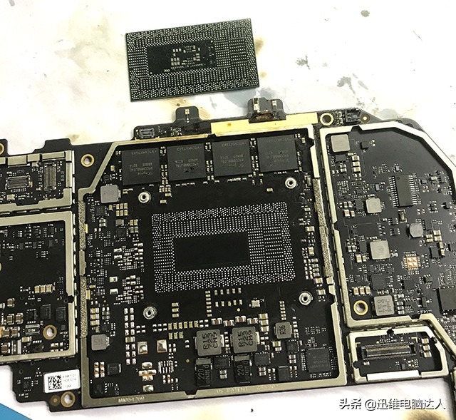 二修surface Pro5不认盘 蓝屏不进系统！大换血，比MacBook还难修