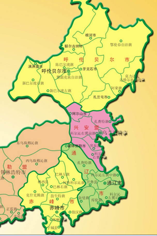 四子王旗地图（图文讲解内蒙古各旗区域划分）