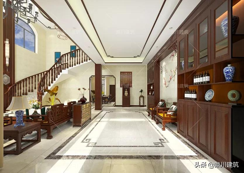 4套复式带旋转楼梯别墅，室内装饰怎么做？何不参考这个效果图