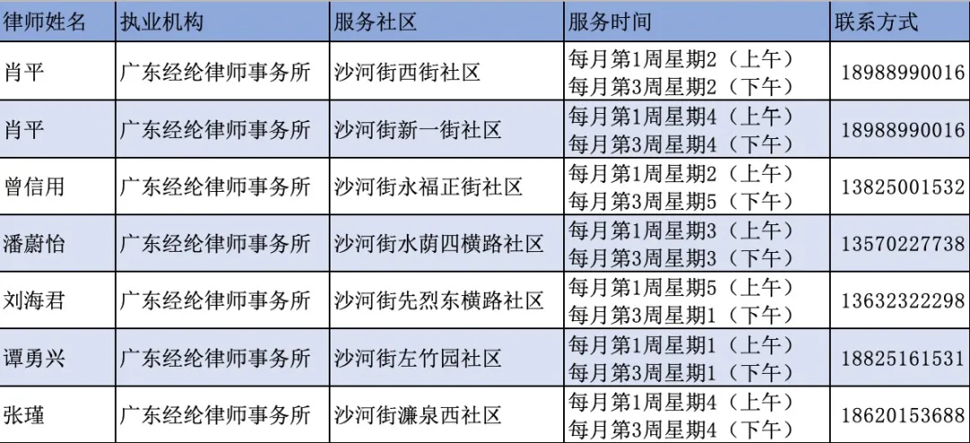 天河｜想寻求法律服务？在沙河街有这些途径……快转发收藏本文